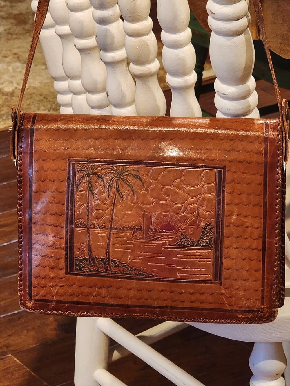 Vintage Handmade Leather Purse